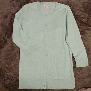 Mint Green Merona Cardigan size small
